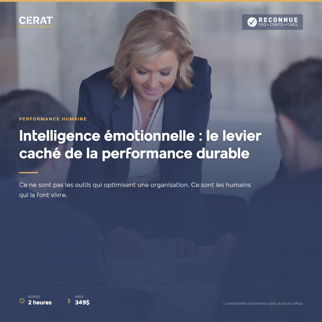 Formation Intelligence émotionnelle